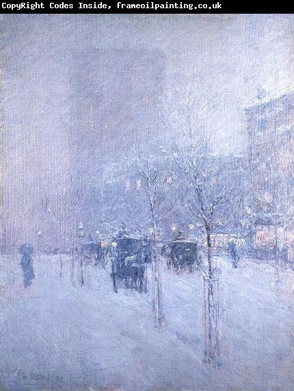 Childe Hassam Late Afternoon, New York, Winter
